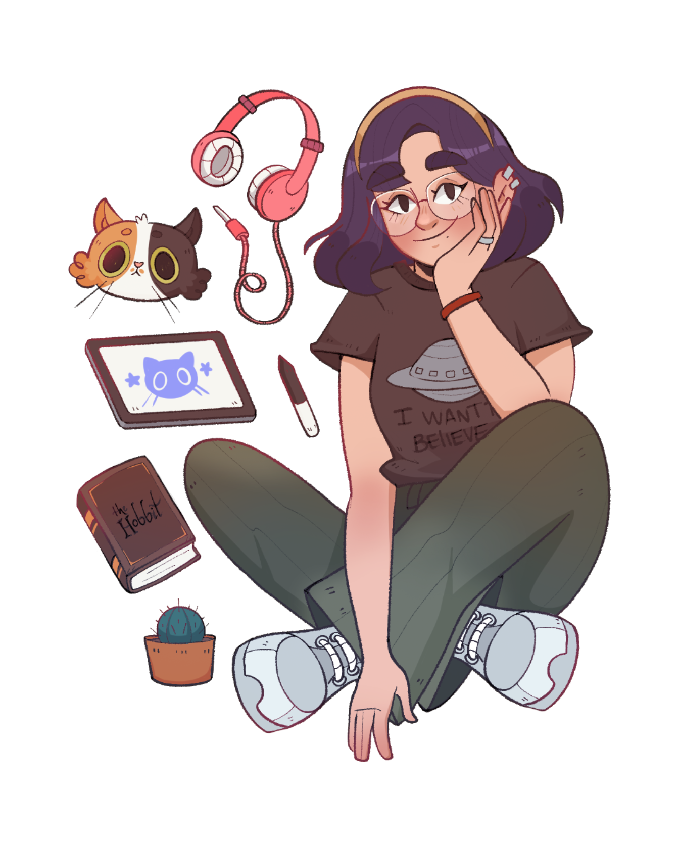 Ilustración de Camila